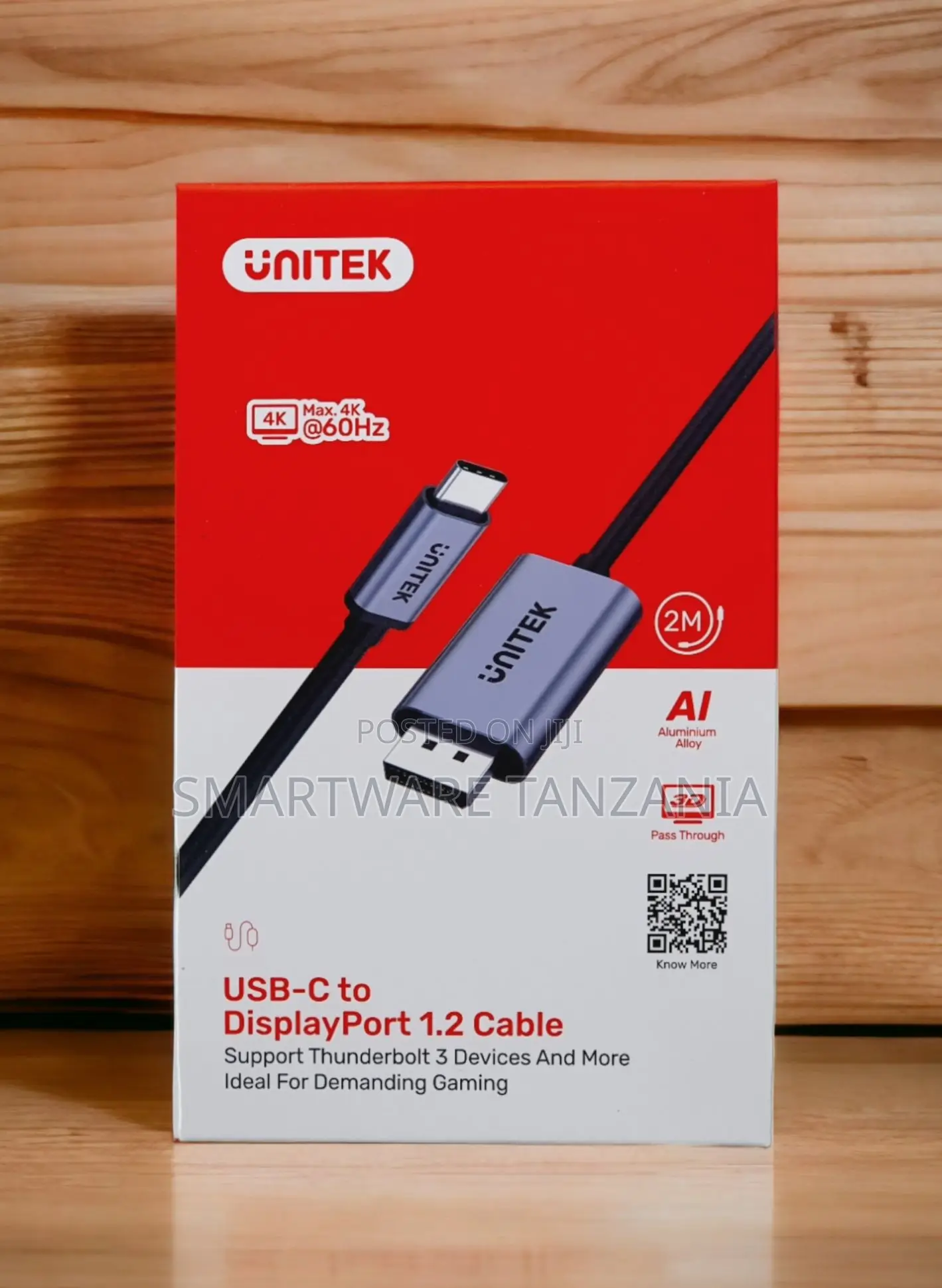 Unitek Usb-C to Displayport 1.2 Cable 60hz 2m Gaming