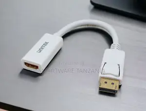Unitek Displayport to Hdmi Female Adapter Gold Plated White