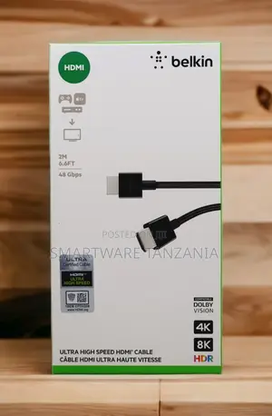 Belkin Ultra High Speed Hdmi 2.1 Cable 2m 48gbps Hdr