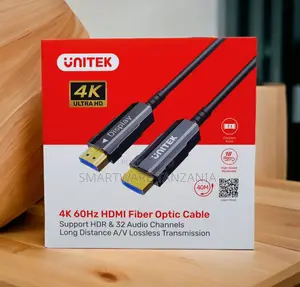 Unitek 60hz Hdmi Fiber Optic Cable 40m HDR 32 Channels