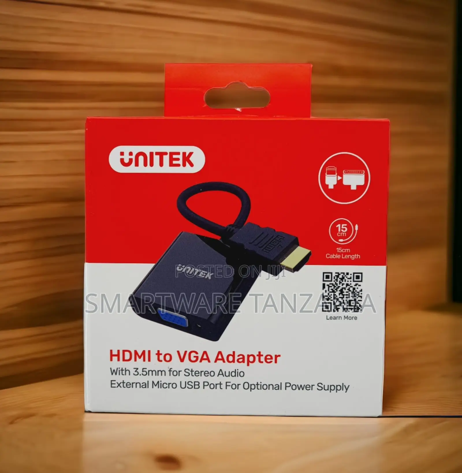 Unitek Hdmi to Vga Adapter With 3.5mm Stereo Audio 15cm