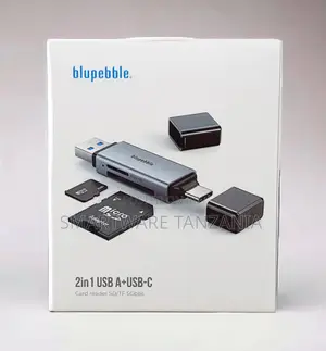 Blupebble 2 in 1 Usb-a Usb-C Card Reader Sd Tf 5gbps Speed