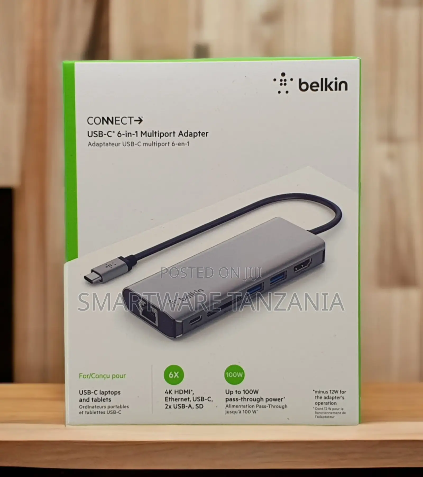 Belkin Connect Usb-C 6-in-1 Multiport Adapter 100w Hdmi