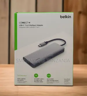 Belkin Connect Usb-C 7-in-1 Multiport Adapter 100w Audio