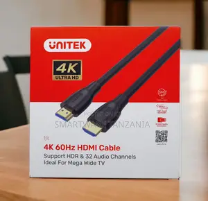 Unitek 60hz Hdmi Cable 5m 18gbps HDR 32 Audio Channels