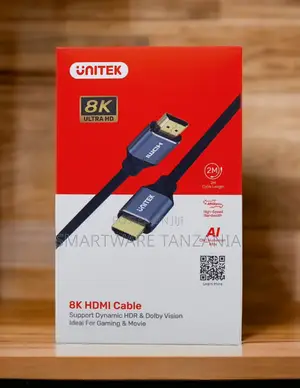 Unitek Hdmi Cable 2m 48gbps Dolby Vision CNC Alloy