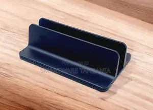 Minimalist Dual Device Vertical Stand for Laptops and Tablets
