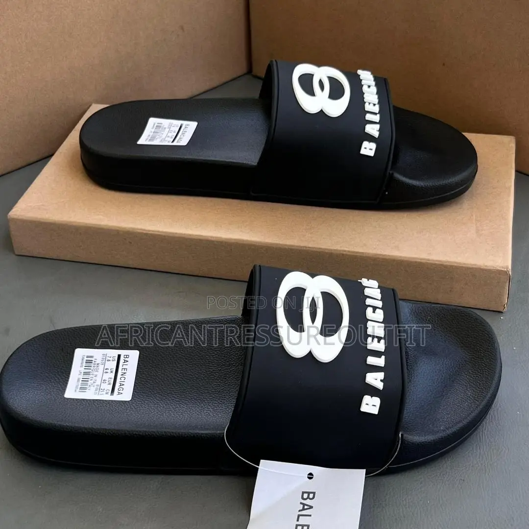 Balenciaga Pool Slides With 3d Logo Collection Available Size 40–46