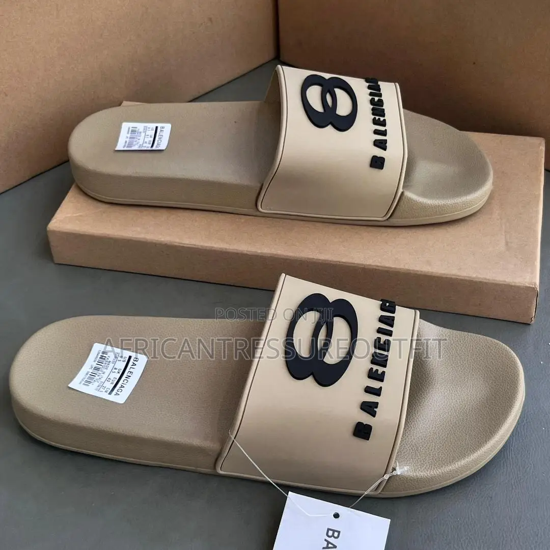 Balenciaga Pool Slides With 3d Logo Collection Available Size 40–46