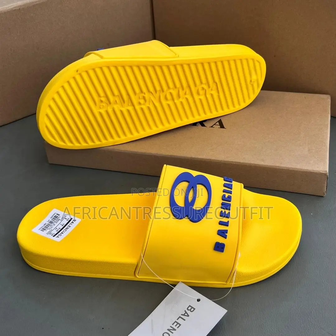 Balenciaga Pool Slides With 3d Logo Collection Available Size 40–46