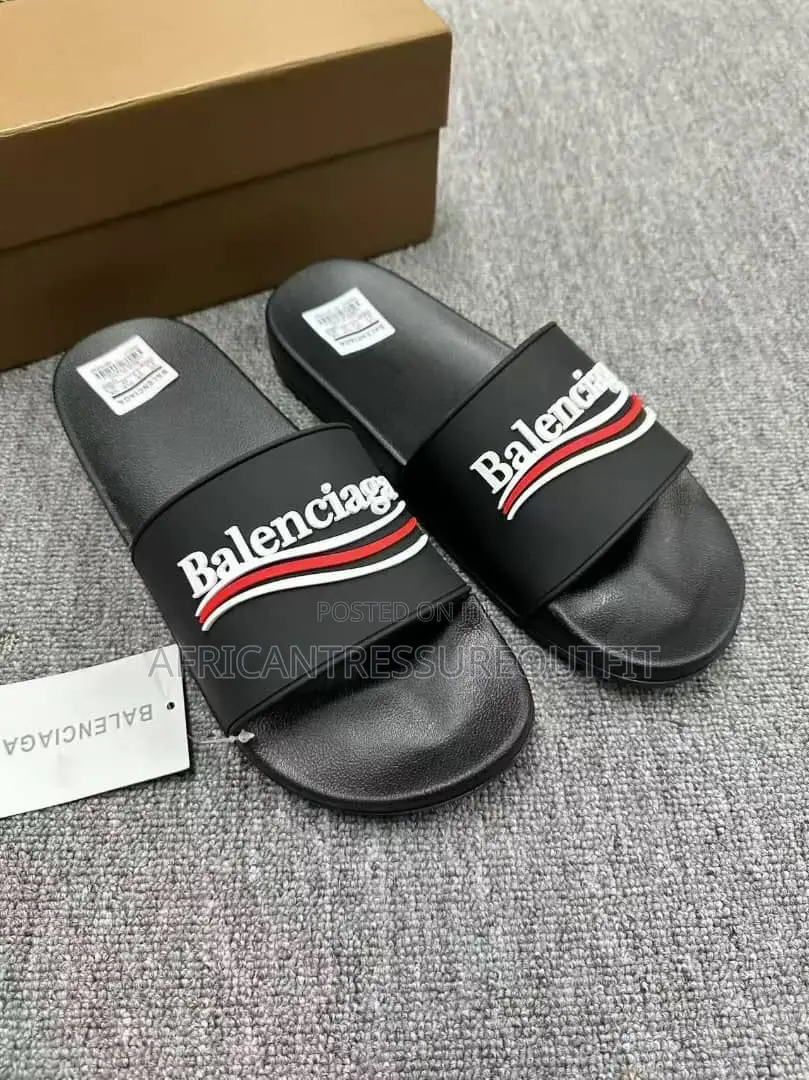 Balenciaga Pool Slides With 3d Logo Collection Available Size 40–46