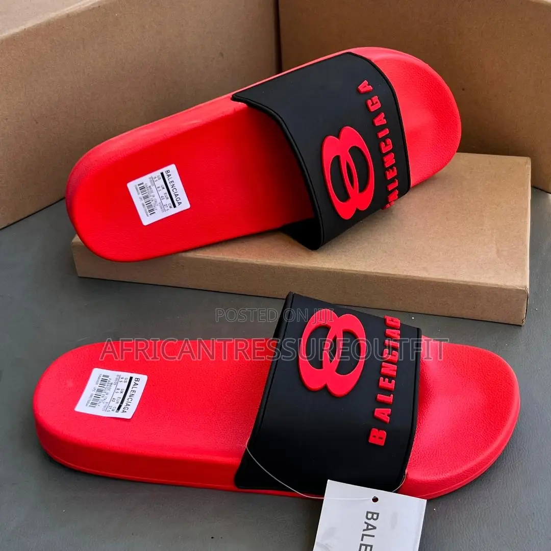Balenciaga Pool Slides With 3d Logo Collection Available Size 40–46