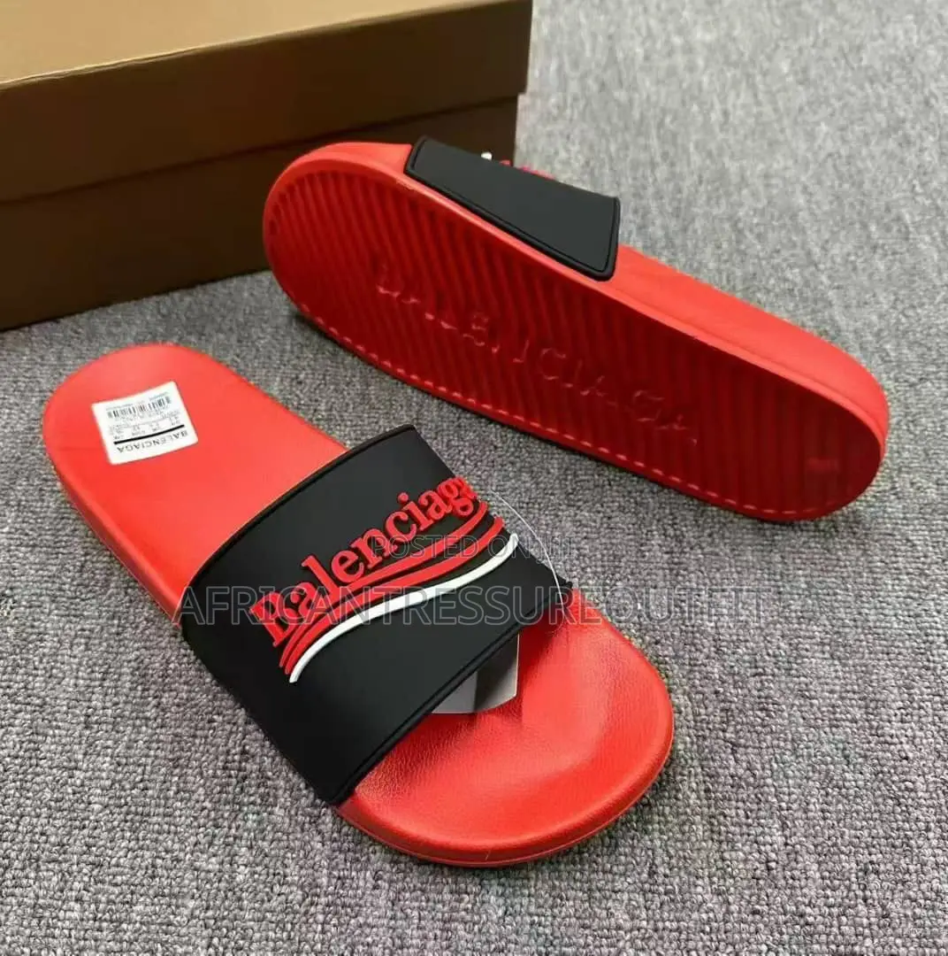 Balenciaga Pool Slides With 3d Logo Collection Available Size 40–46
