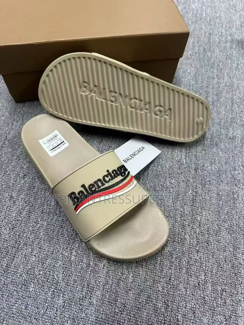 Balenciaga Pool Slides With 3d Logo Collection Available Size 40–46