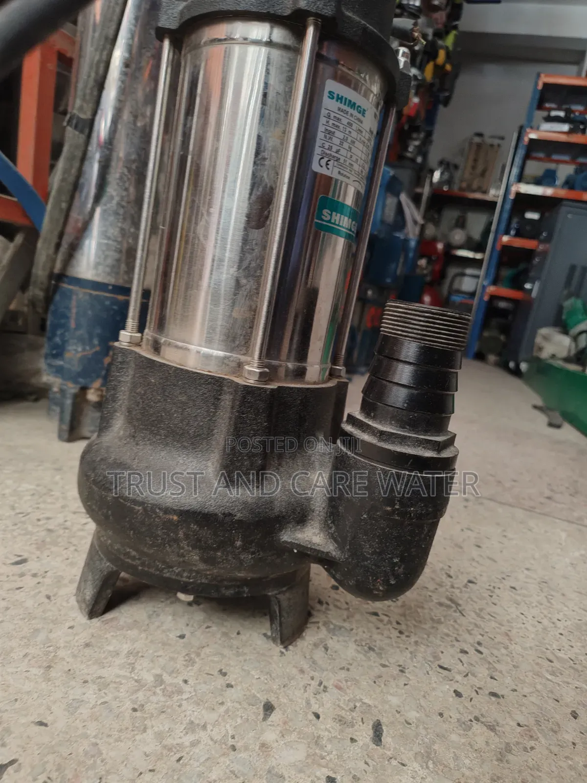 Shimge Sawege Pump 1.5hp(Nyeusi)