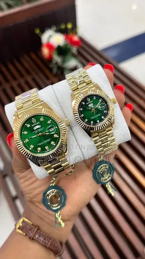 Saa Mbili Kwa Pamoja Na Box Lake or Full Boxed Couple Watches