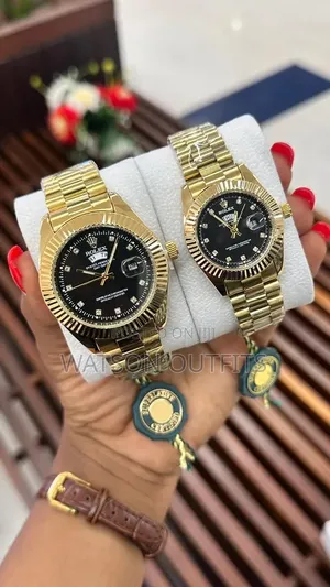Saa Mbili Kwa Pamoja Na Box Lake or Full Boxed Couple Watches