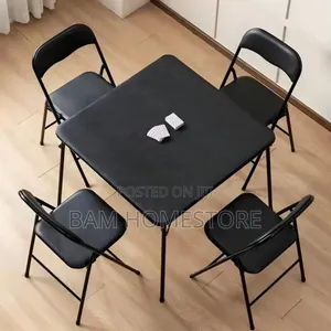 Glossy Black Dining Table/Square Dining Table (80x80cm) But
