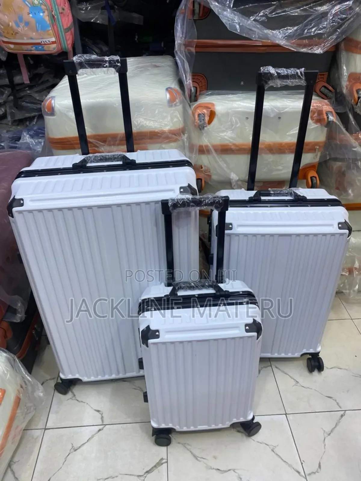 Safari Bag Pure Aluminium Og 3pcs Fullset
