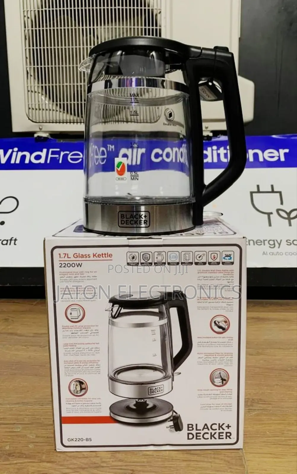 Black Decker Kettle 1.7liter