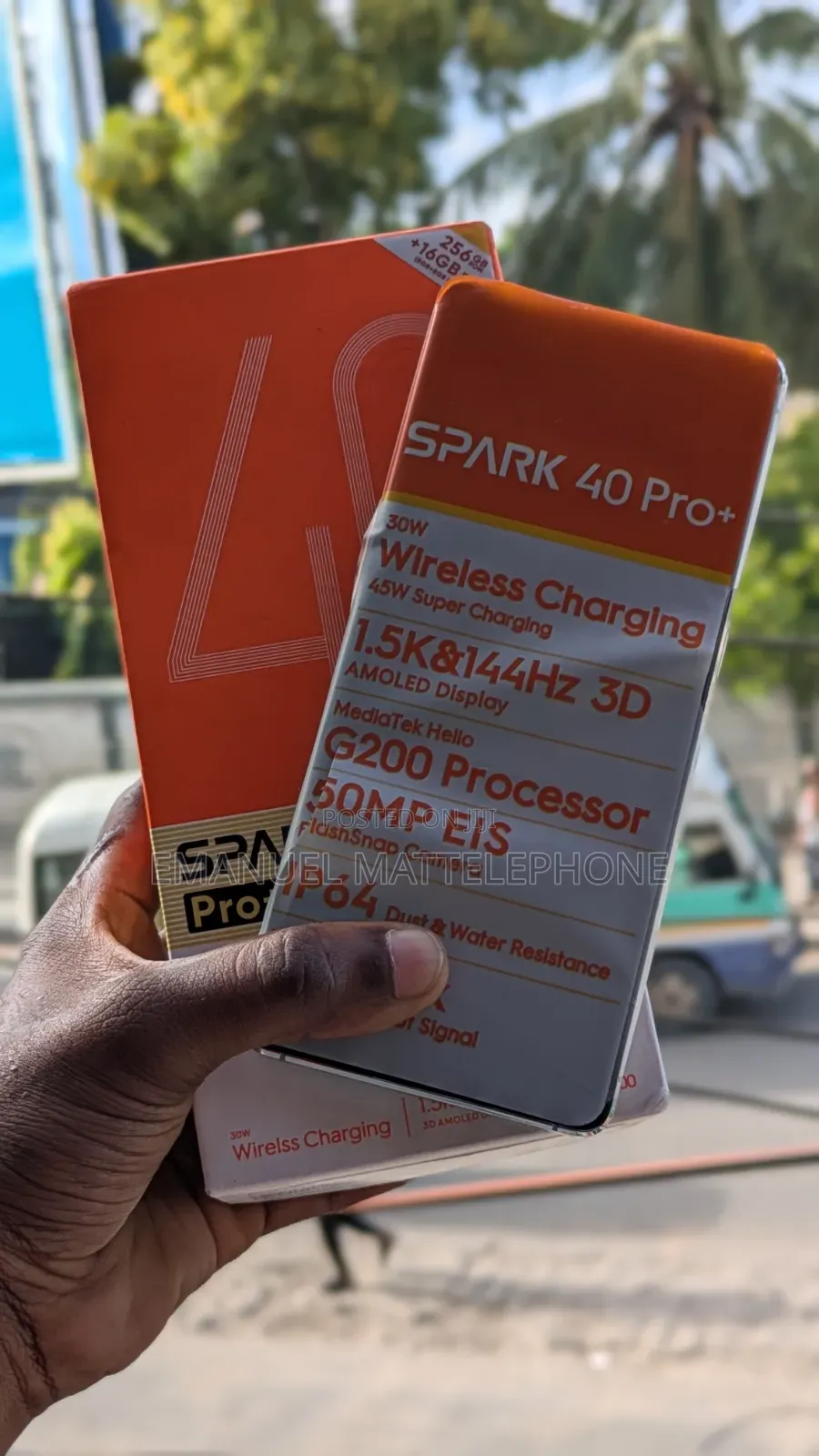 New Tecno Spark 40 Pro+ 256 GB