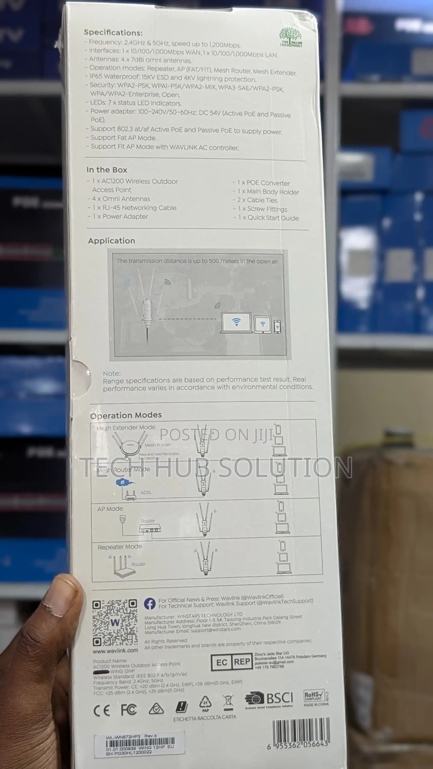 Wavlink Ac1200 Dual-Band Wireless Outdoor Access Point
