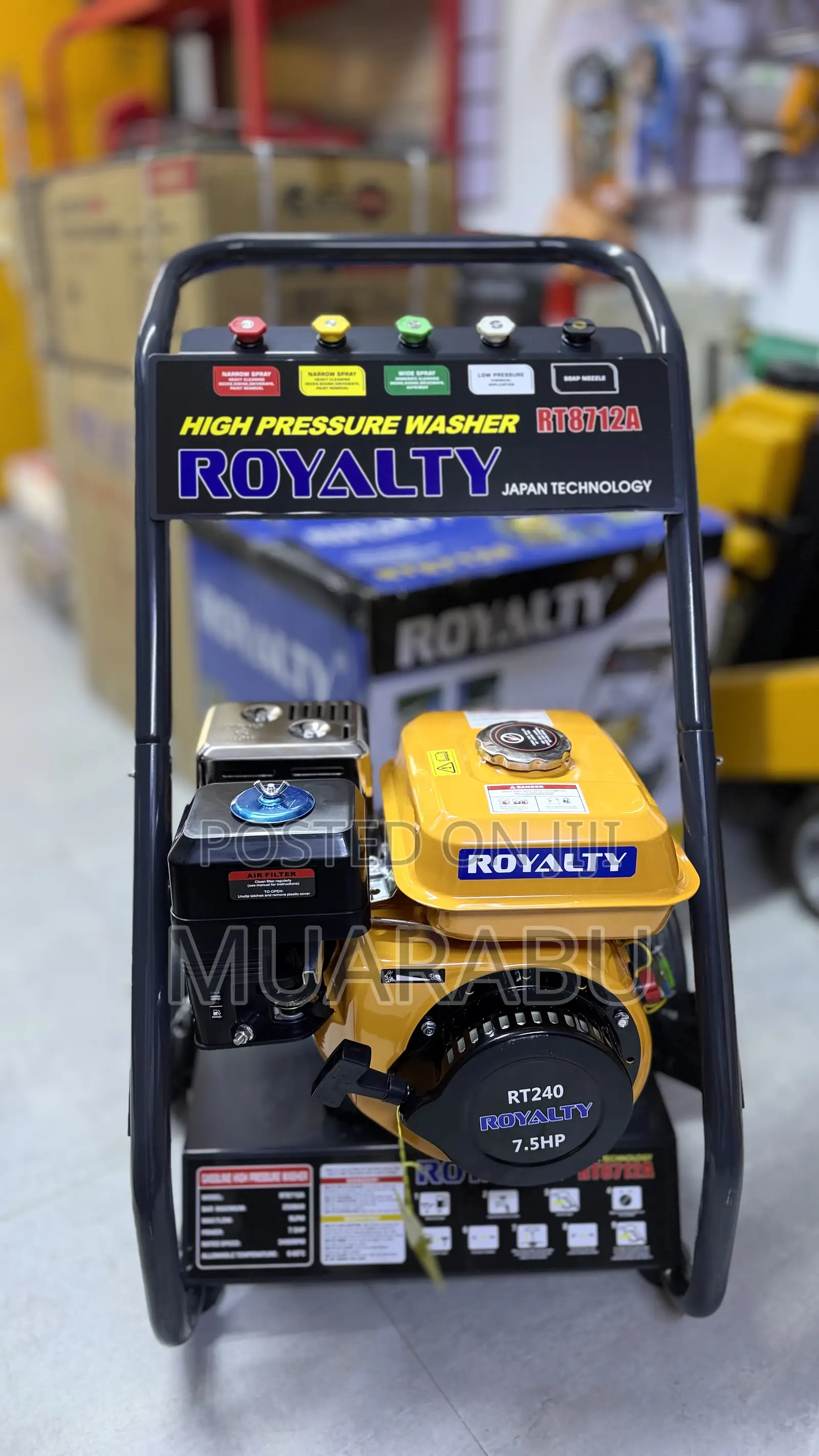 Rt8712a Royalty Gasoline Pressure Washer