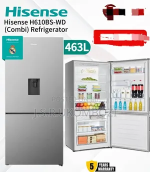 Hisense 463l Combi Refrigerator | No Frost | Titanium Silver |