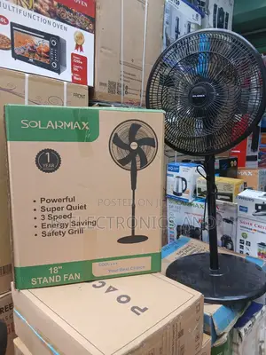 Solarmax Stand Fan Size 18 Original Zipo Dukani Upepo Wa Kutosha