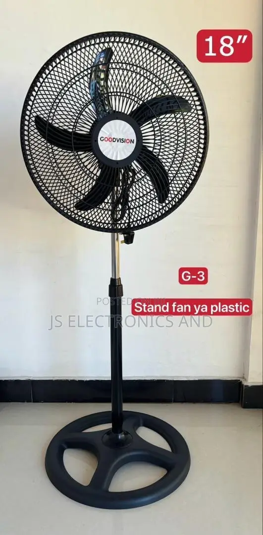 Goodvision Stand Fan Ya Kusimama Size 18 Zipo Dukani Piga Simu