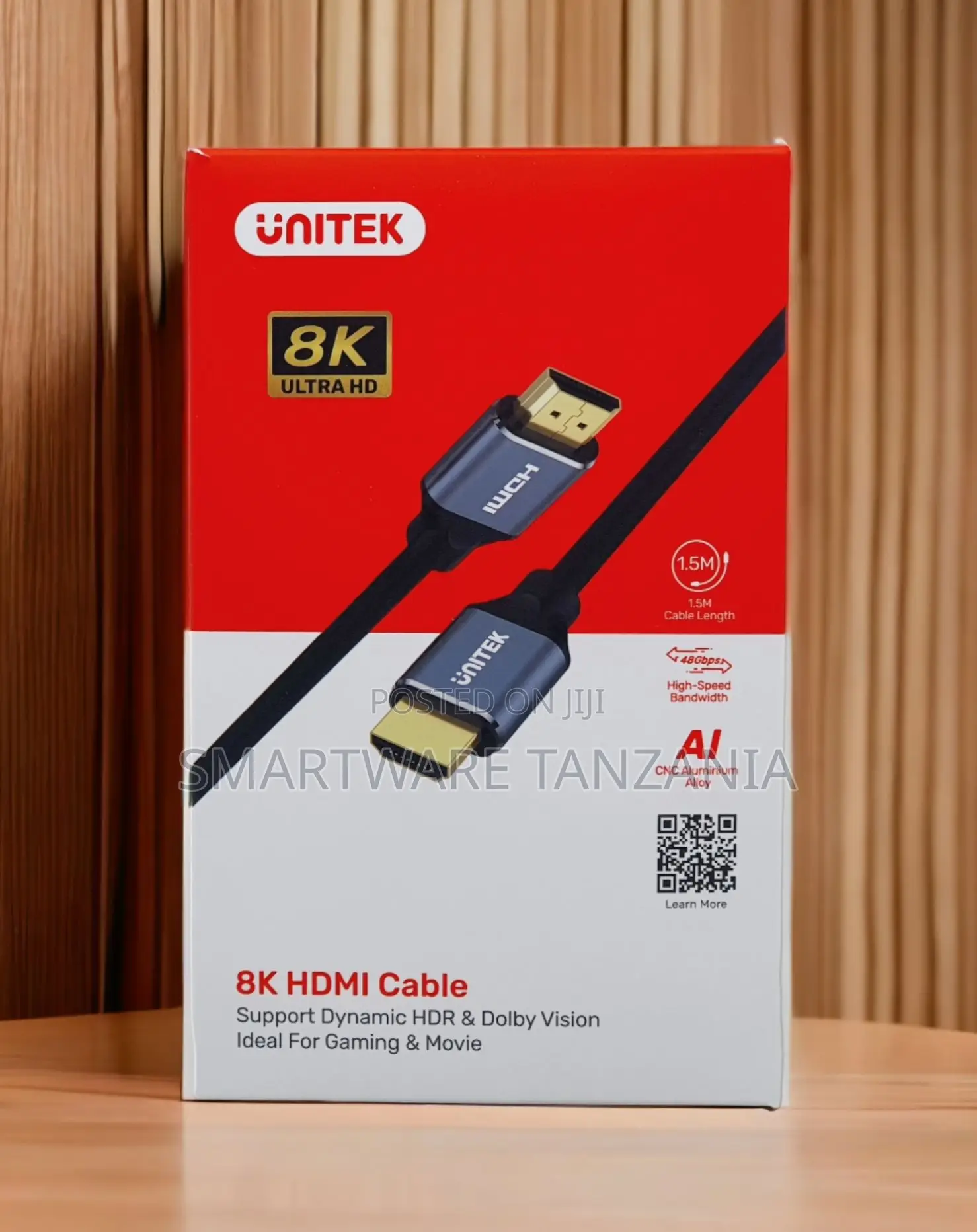 Unitek Hdmi Cable 1.5m 48gbps Dolby Vision CNC Alloy