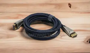 Premium Braided Displayport Cable Gold-Plated Connectors
