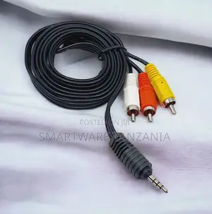 3.5mm Aux to 3 Rca Composite Av Cable Audio Video Lead