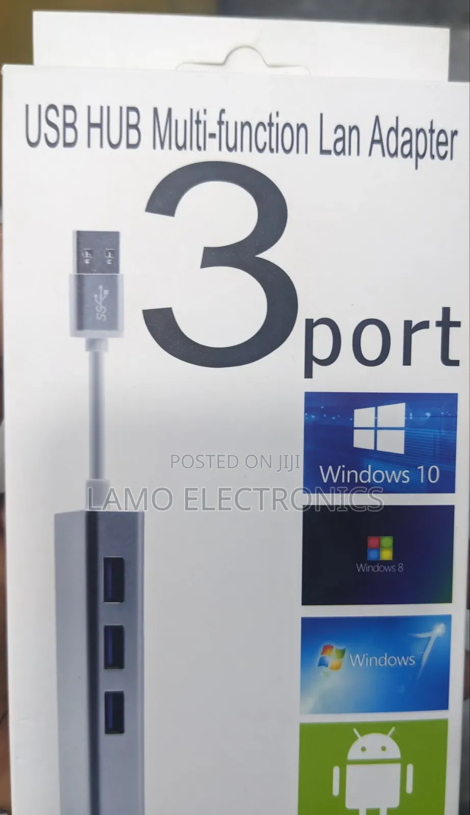 Usb Hub With 3 Ports of Usb and I Port of Lan