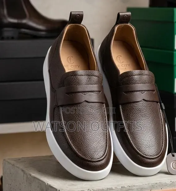Men's Leather Sneakers or Shoes Totally Nice
