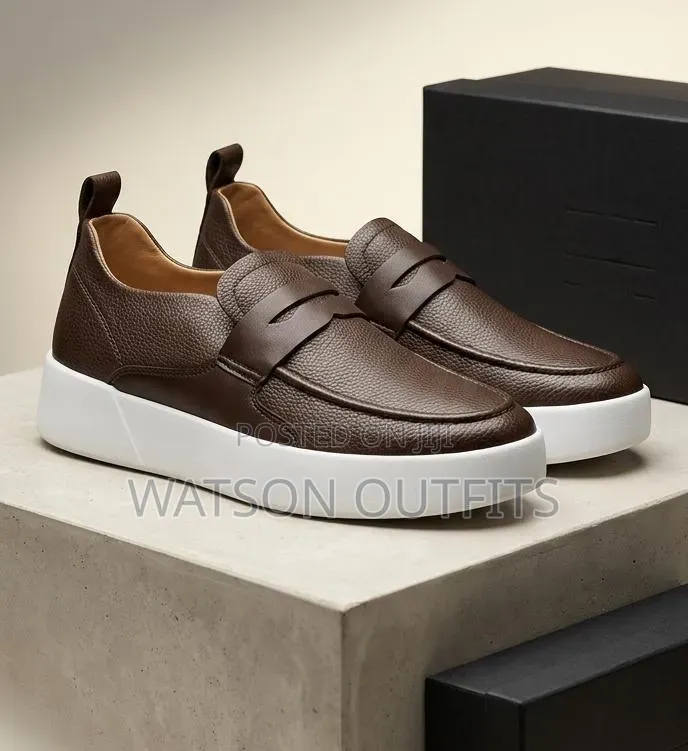Men's Leather Sneakers or Shoes Totally Nice
