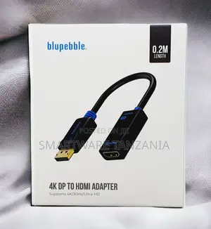 Blupebble Displayport to Hdmi Adapter Ultra Hd 30hz 0.2m