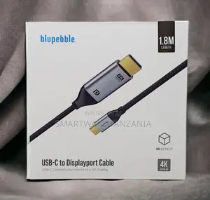 Blupebble Usb-C to Displayport Cable 1.8m 60hz Braided