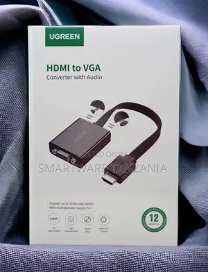 Ugreen Hdmi to Vga Converter, Audio 1080p 60hz for Monitor, Projector