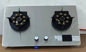  Mr Uk Gas Hob – 2 Burner Steel (Quality Ya Juu) 