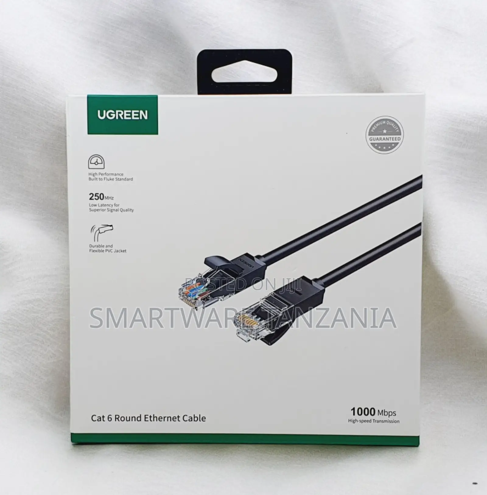 Ugreen Cat6 Round Ethernet Cable 1gbps 250mhz Fluke Tested