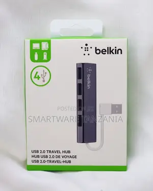 Belkin Usb 2.0 Travel Hub 4-port Slim Portable Pc And Mac