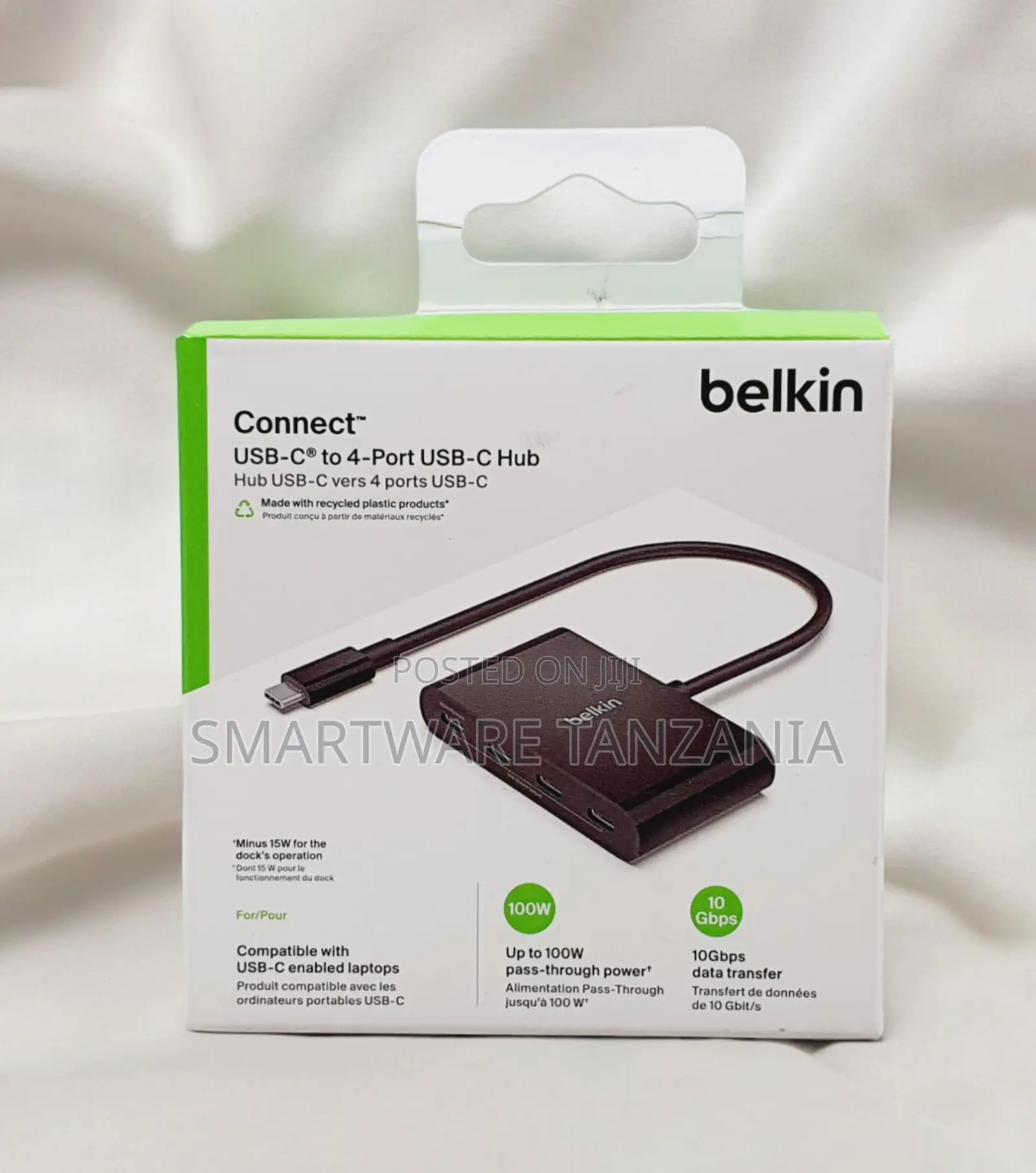 Belkin Connect Usb-c To 4-port Usb-c Hub 100w 10gbps Data