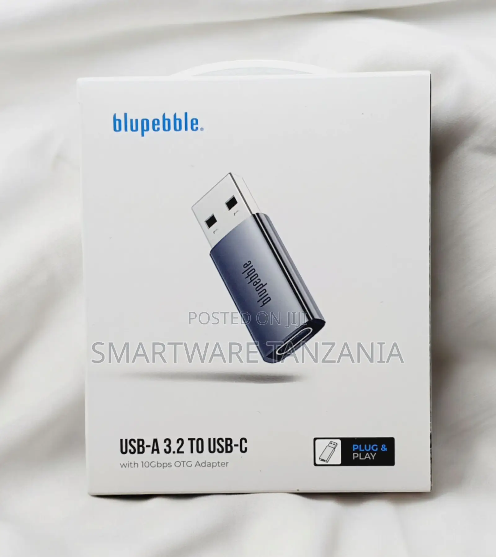 Blupebble Usb-a 3.2 To Usb-c Otg Adapter 10gbps Plug Play