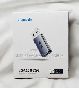 Blupebble Usb-a 3.2 To Usb-c Otg Adapter 10gbps Plug Play
