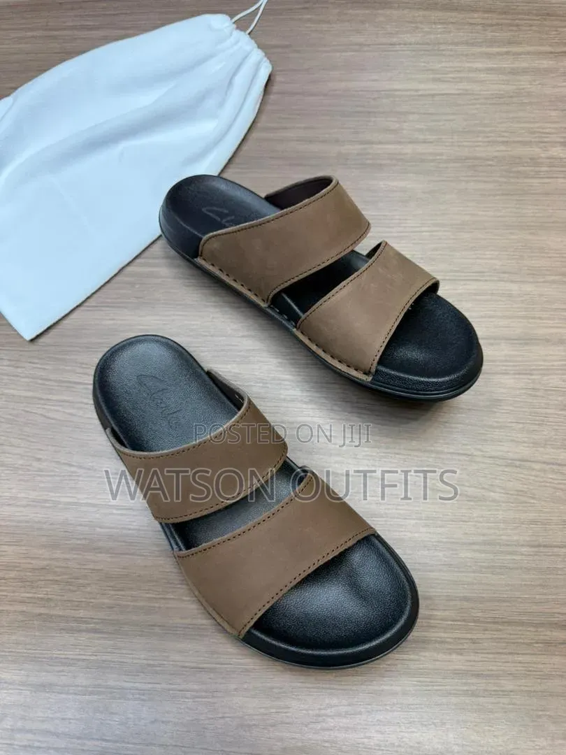 Men's Leather Sandals 2 Colours 2 Brands Ecco Clarks Branded