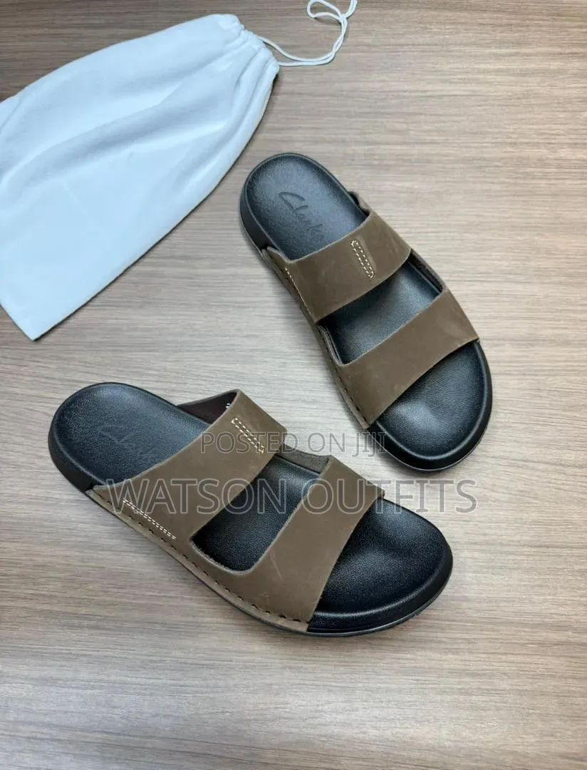 Men's Leather Sandals 2 Colours 2 Brands Ecco Clarks Branded