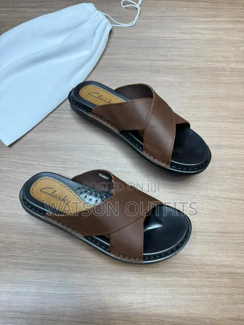 Men's Leather Sandals 2 Colours 2 Brands Ecco Clarks Branded