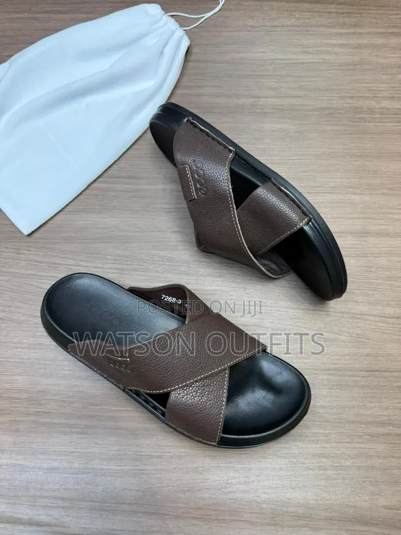 Men's Leather Sandals 2 Colours 2 Brands Ecco Clarks Branded