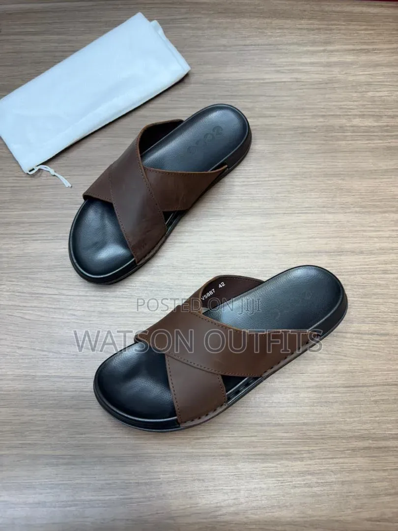Men's Leather Sandals 2 Colours 2 Brands Ecco Clarks Branded